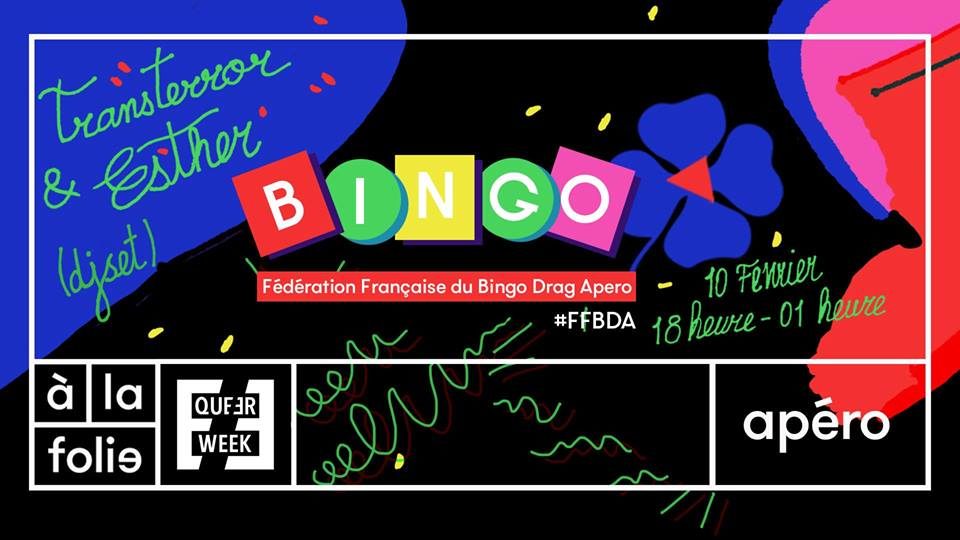 FF Bingo Drag Apéro - Queer Week + dj set Esther