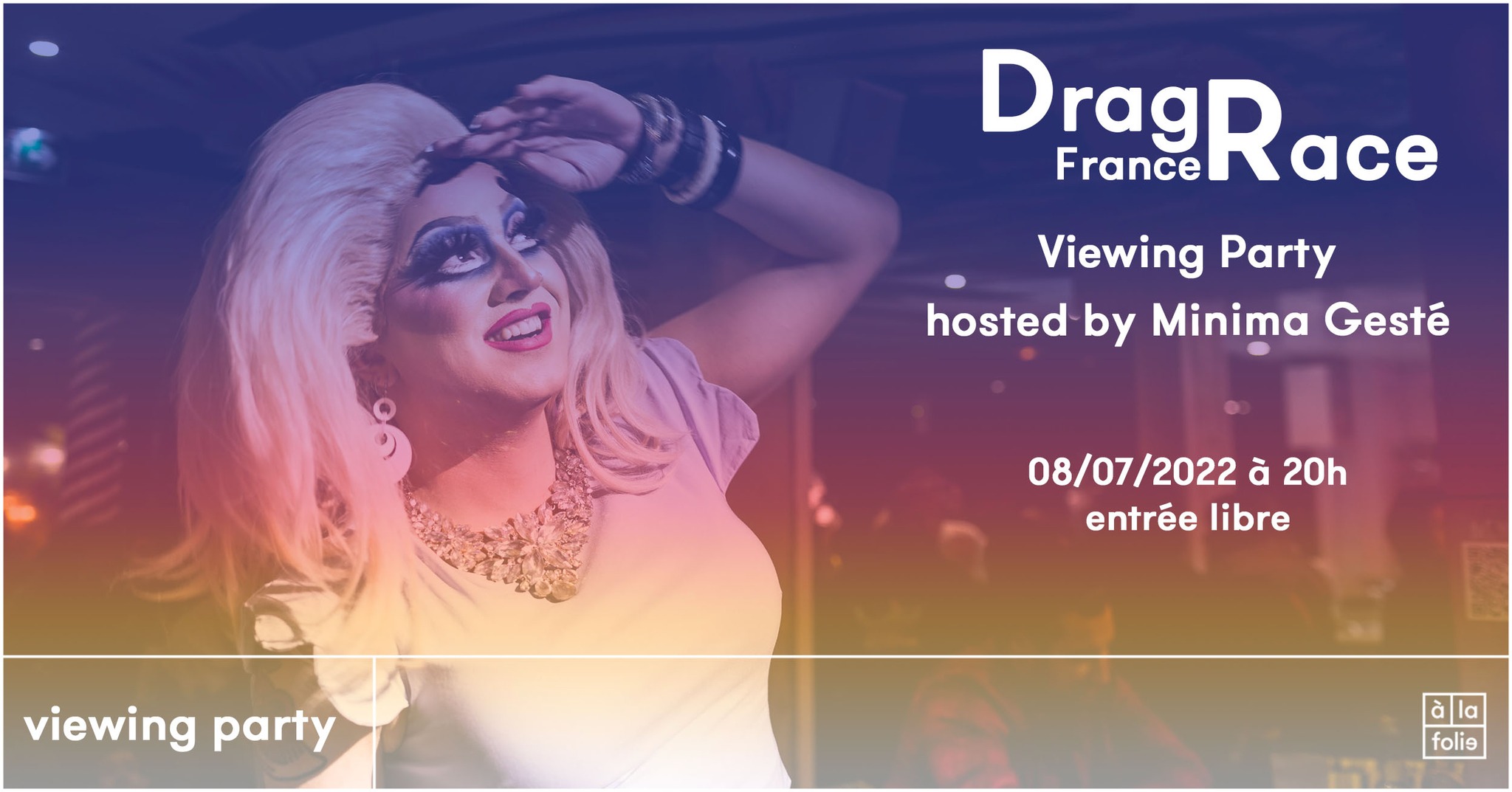 Drag Race Viewing Party hosted by Minima Gesté