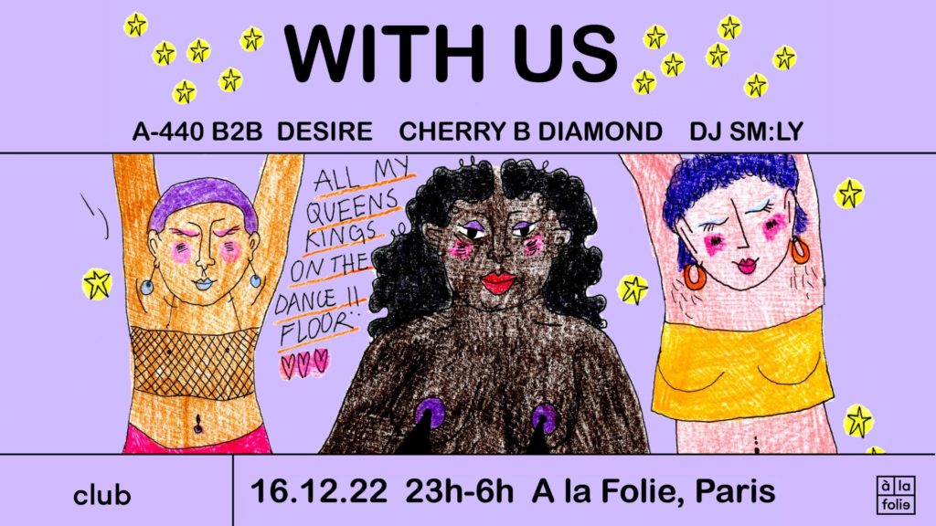 With Us · A-440 B2B DESIRE, CHERRY B DIAMOND, DJ SM:LY