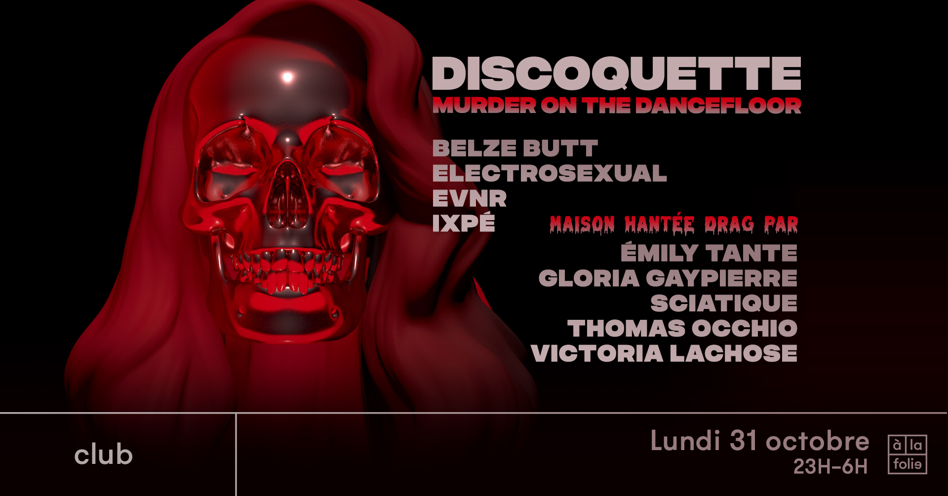 Discoquette Halloween : Murder On The Dancefloor