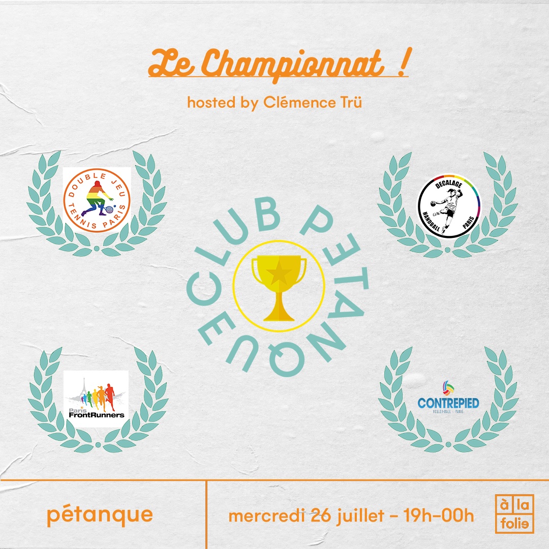 Club Pétanque : Front Runners, Double Jeu Tennis Paris, Décalage et Contrepied