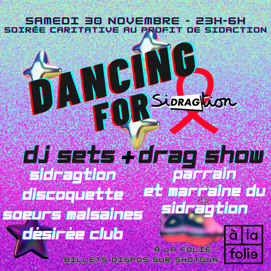 DANCING FOR SIDRAGTION - SOIRÉE CARITATIVE POUR SIDACTION